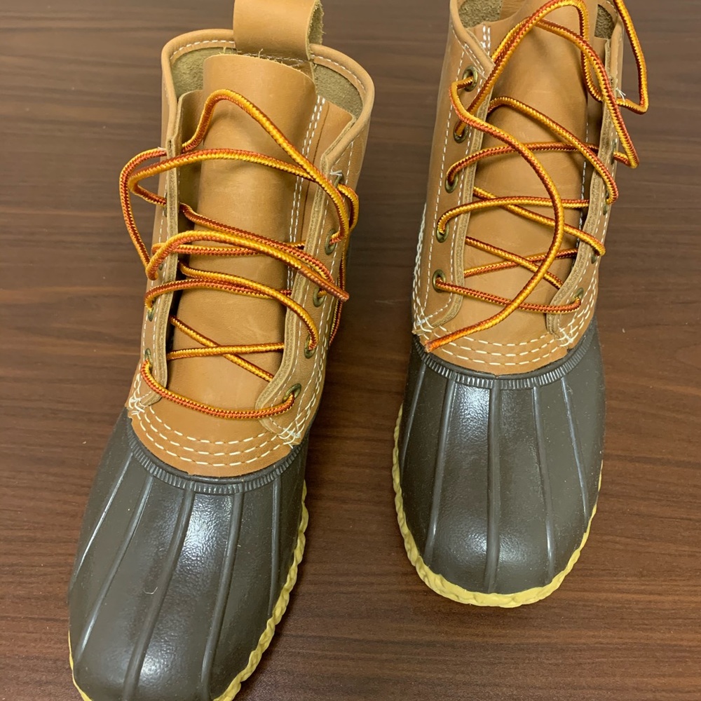 Brand new, never worn. The original L.L. Bean Boot.